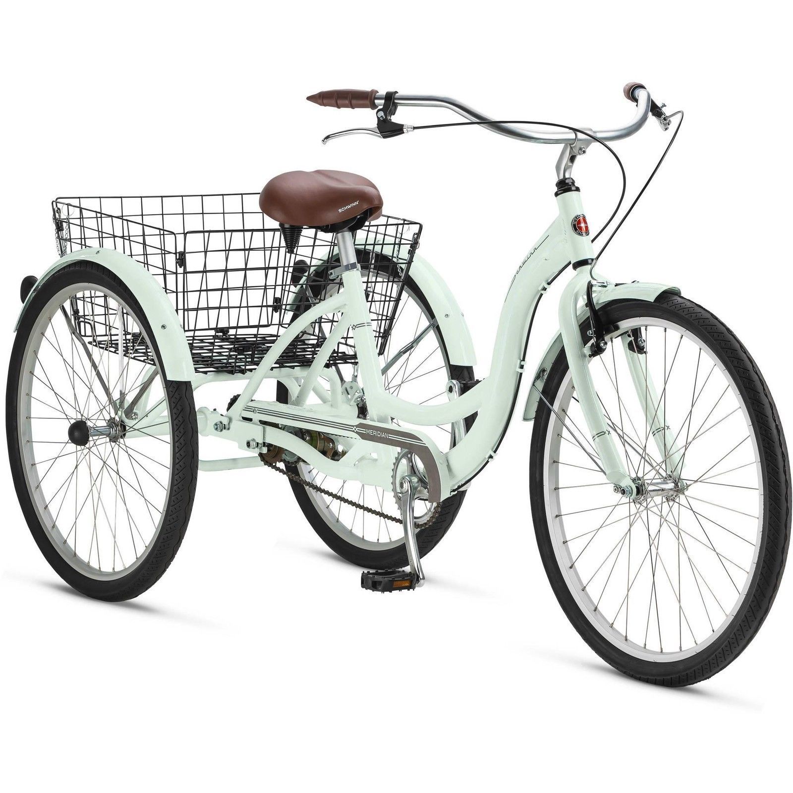 New Schwinn 26 Meridian Adult Tricycle Mint 3 Wheel Bike Trike Comfort 2019 Ebay