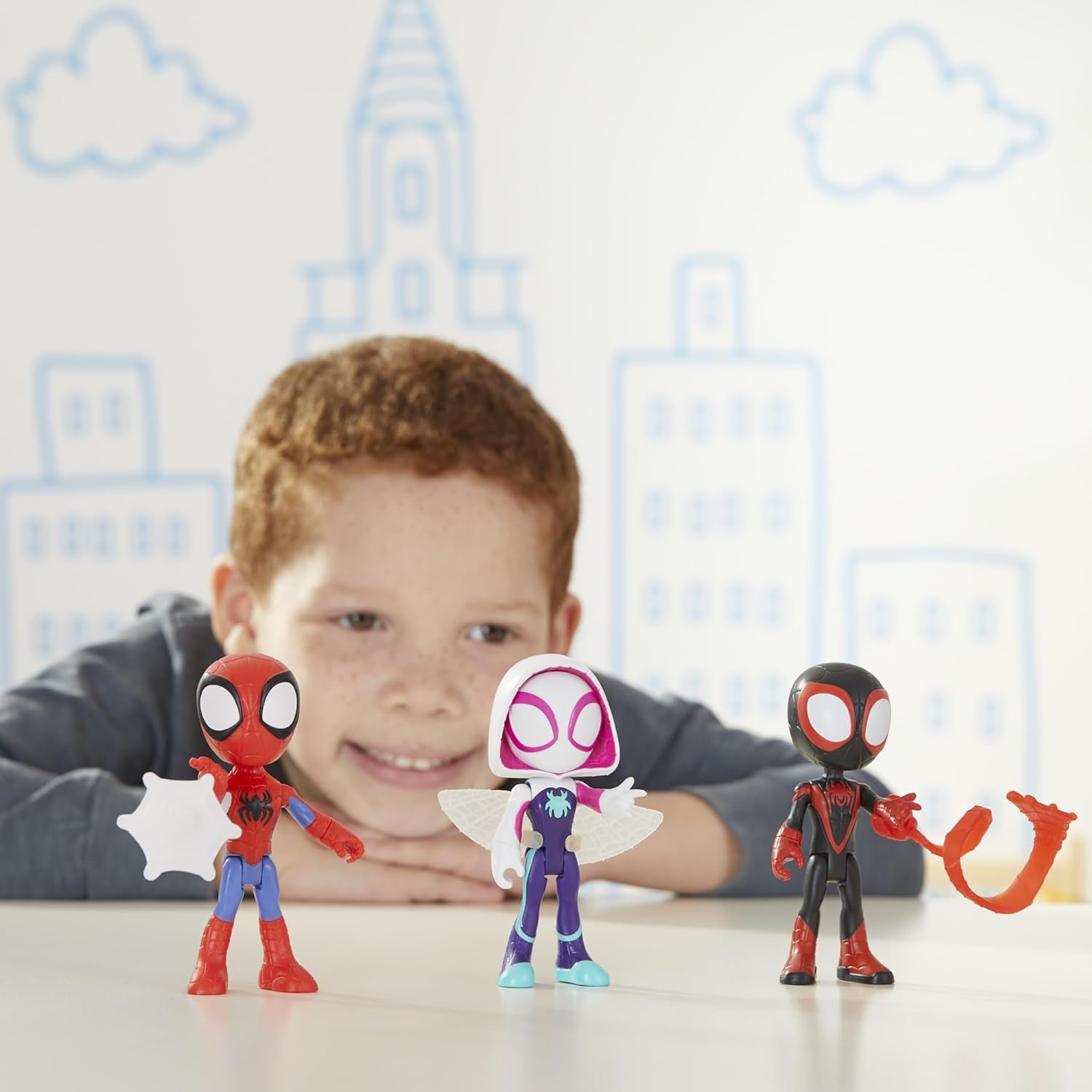 Marvel Spidey And His Amazing Friends, Multipack De Figurines Ident Secrete Avec Masques Rabattable Des 3 Ans Amz B08y5yvsmm