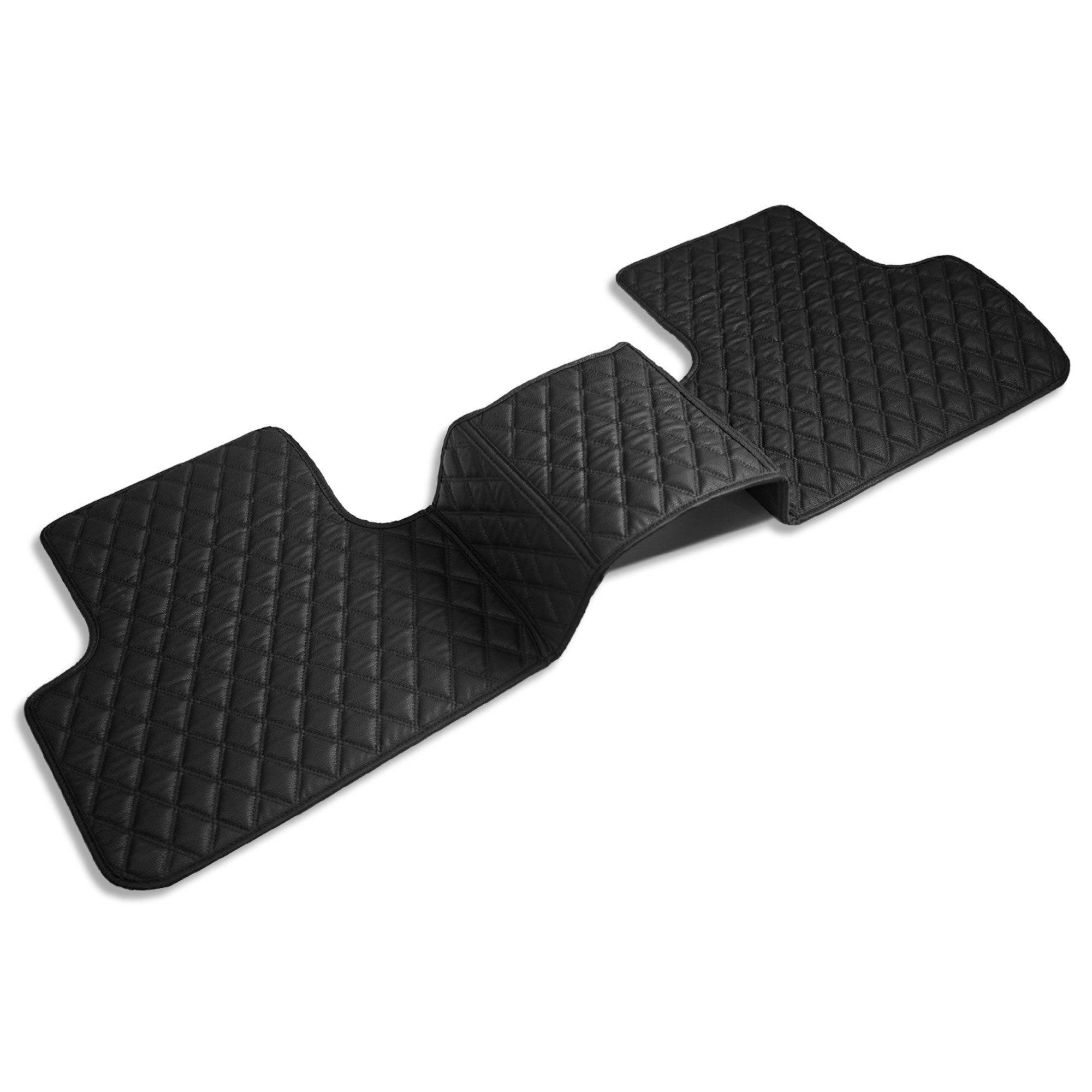 Audi Q7 20152018 Customfit HeavyDuty Faux Diamond Leather Car Floor